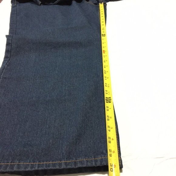 Vintage Genes 1891 Slim Straight Jeans Dark 48‎ X 32 Actual 45 X 30 - Picture 7 of 12